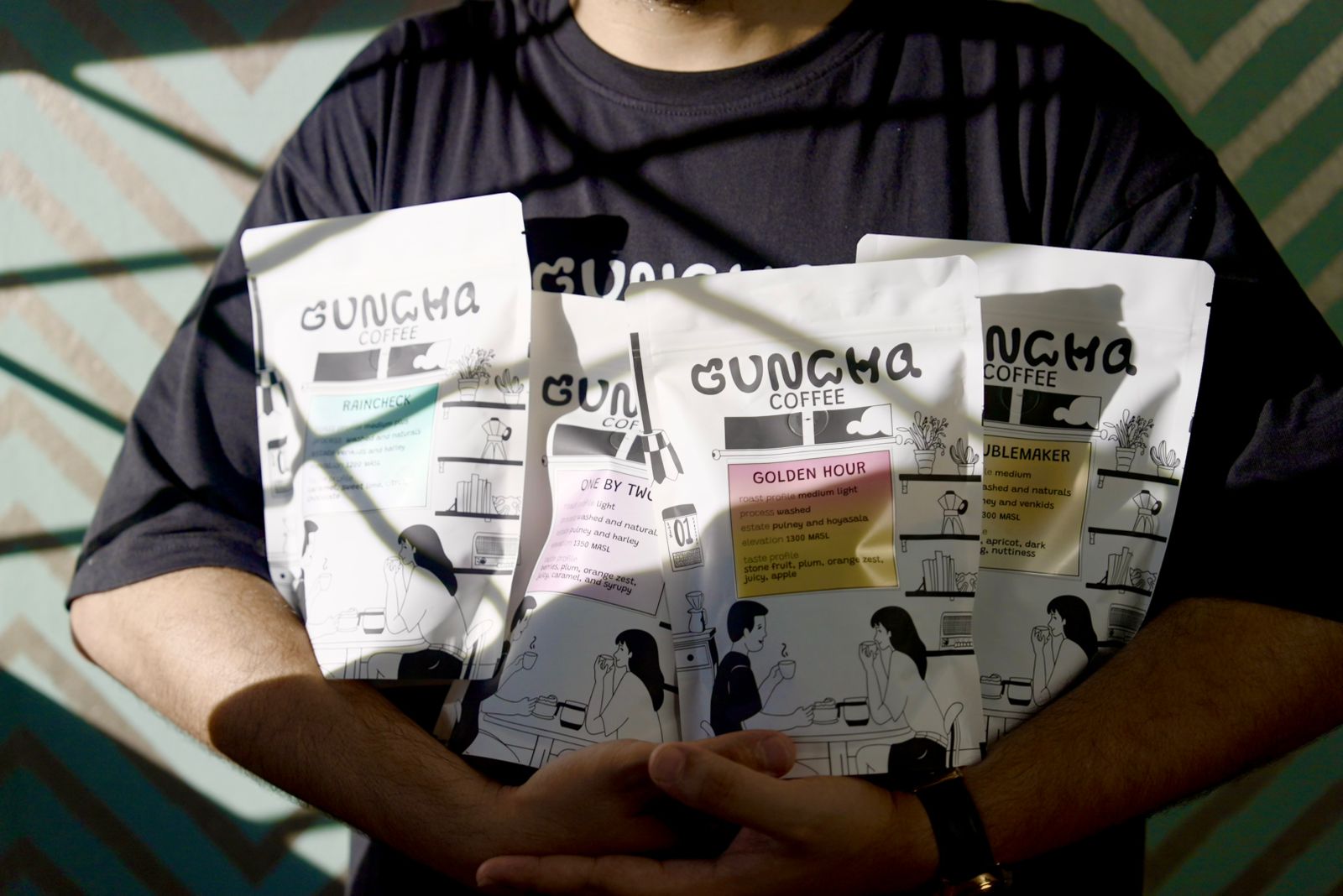Guncha pouches